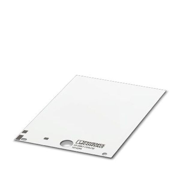Phoenix  Kunststoffschild US-EMLF (104X70) weiss unbeschriftet