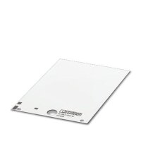 Phoenix Kunststoffschild US-EMLF (104X70) weiss...