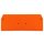 WAGO Abschlussplatte u. Zwischenplatte 281-326 für 3Leiter orange