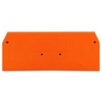 WAGO Abschlussplatte u. Zwischenplatte 280-326 orange