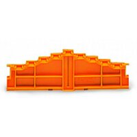 WAGO Abschlussplatte 4-ET orange