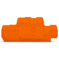 WAGO Abschluss- und Zwischenplatte 2mm dick orange