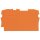 WAGO Abschlussplatte u. Zwischenplatte 2002-1292 orange