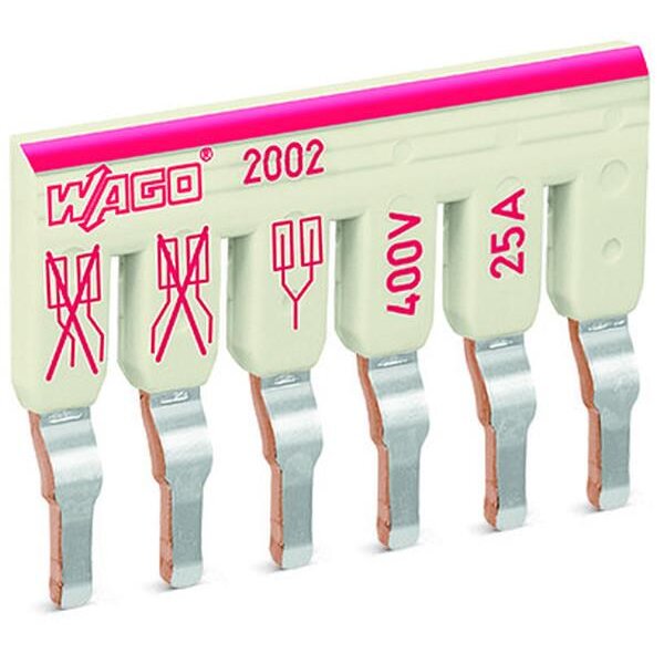 WAGO Schachtelbrücke 2002-476 6fach lichtgrau