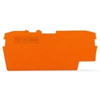 WAGO Abschlussplatte u. Zwischenplatte 2002-1692 orange 1mm