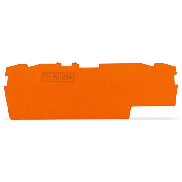 WAGO Abschlussplatte u. Zwischenplatte 2002-1892 orange 1mm