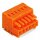 WAGO Federleiste 8-polig Rastermass 3,81mm/0.15 orange