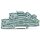 WAGO Installationsetagenklemme 2003-6646 TOPJOB S grau N/L/PE
