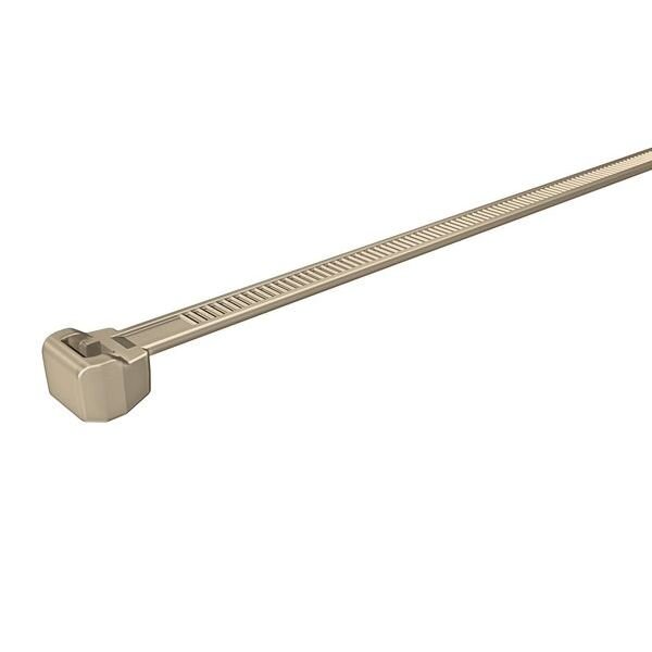 HellermannTyton Kabelbinder PT220-PEEK 220x4,7 innenverzahnt beige