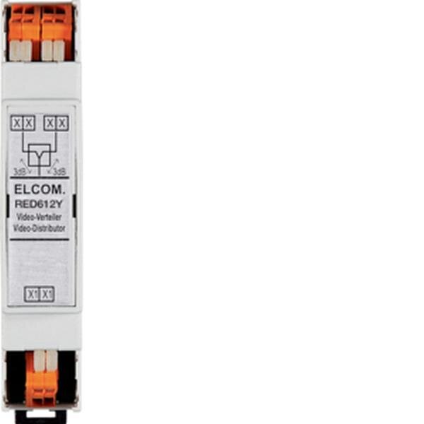 ELCOM Videoverteiler 2fach 2Draht REG