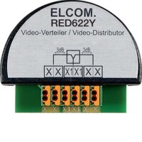 ELCOM Videoverteiler 2fach 2Draht UP-Version