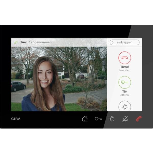 GIRA Video-Haustelefon 1209005 Video AP 7 Türko schwarz