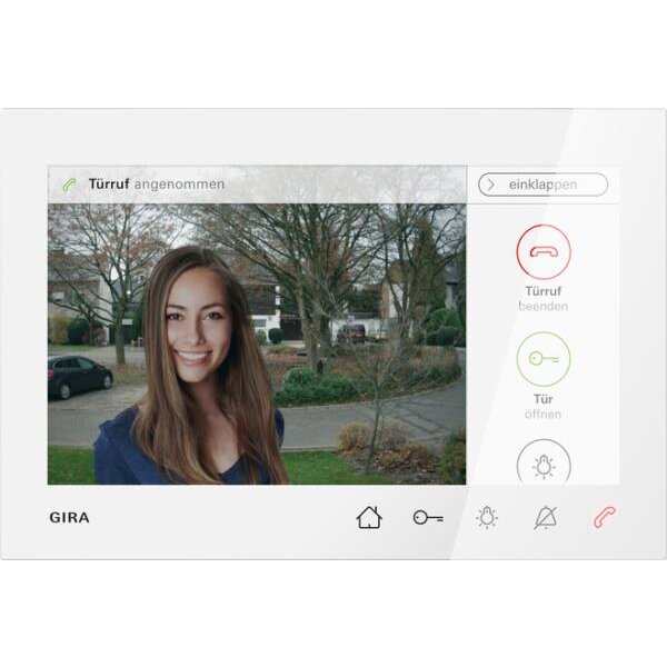 GIRA Video-Haustelefon 120903 Video AP 7 Türko reinweiß
