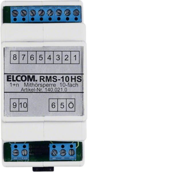 ELCOM Mithörsperre RMS-10 HS 1+n 10 Teilnehmer