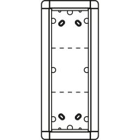 Ritto Portier AP-Rahmen 1883320 3fach silber