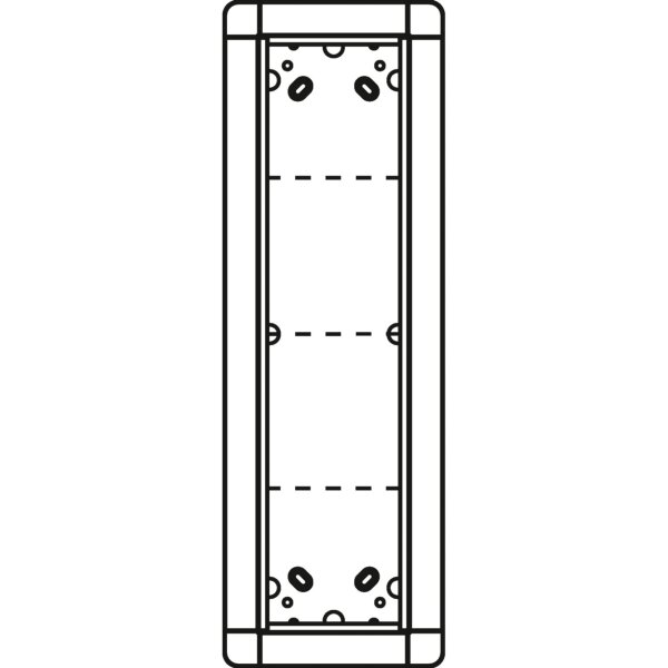 Ritto Portier UP-Rahmen 1881470 4fach weiss