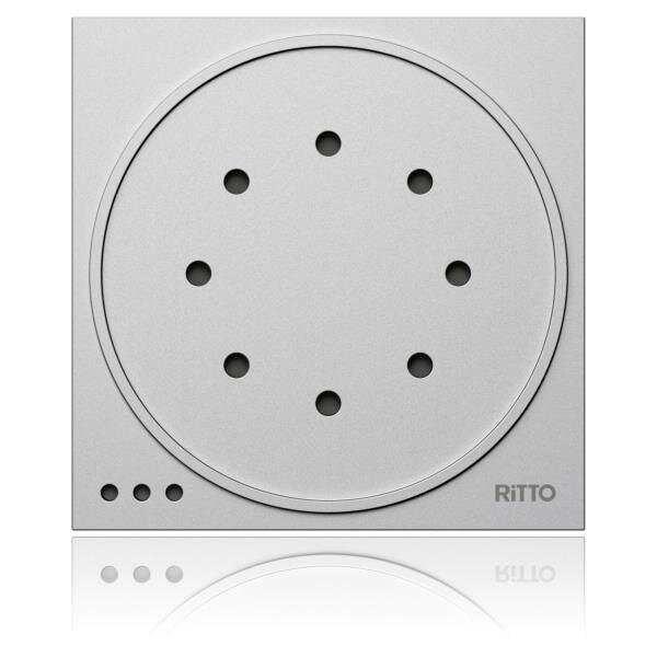 Ritto Türlautsprechermodul 1875920 TwinBus ohne Lichttaster silber