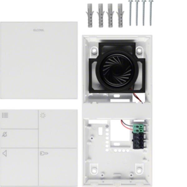 ELCOM Audio-Haustelefon BFT-210WS i2-BUS Freisprech-Haustelefon