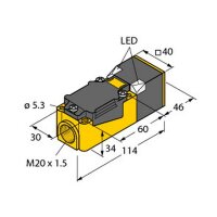 Turck Induktiver Sensor BI15-CP40-AP6X2