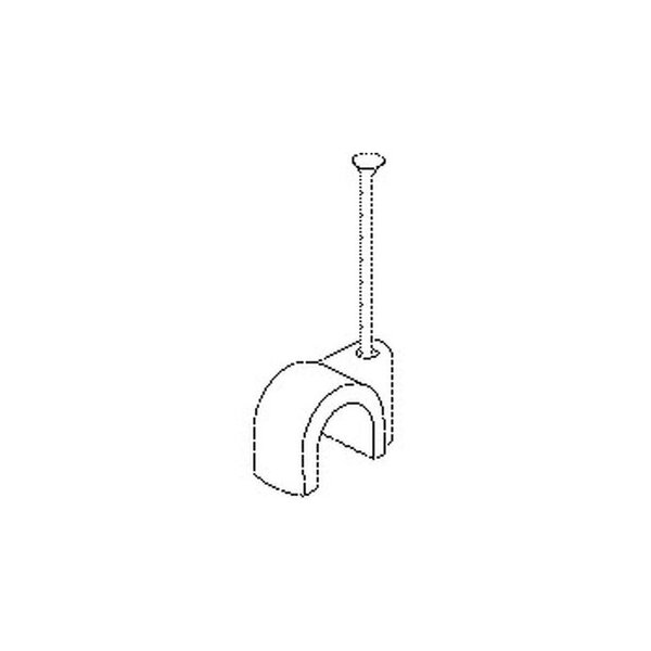 Kleinhuis Rundschelle 5mm. m. Stahlnagel 1.2mm DM