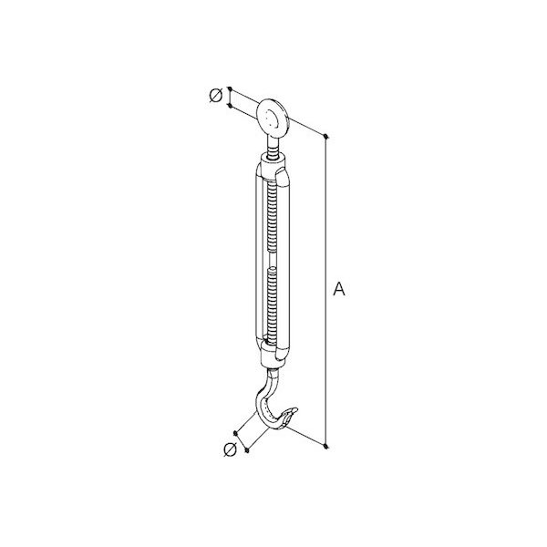 Niedax EKLIPS-Band CWT-23 Spannschloss