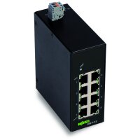 WAGO Industrial-Eco-Switch 8-Port 1000BASE-T schwarz