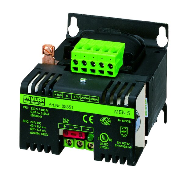 Murrelektronik Trafonetzgerät cUL, CE, MEN 5A