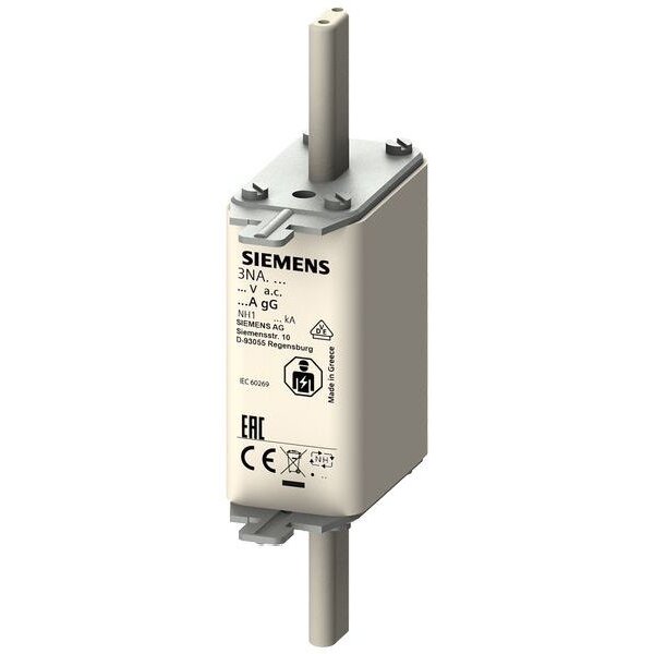 Siemens NH1-Sicherungseinsatz 3NA3132 mit Stirnkennmelder 125A