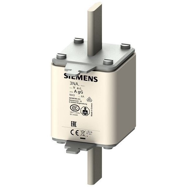 Siemens NH3-Sicherungseinsatz 3NA3360 mit Stirnkennmelder 400A