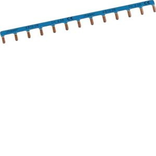 Hager Kammschiene KB163N 63A 1polig 10qmm blau