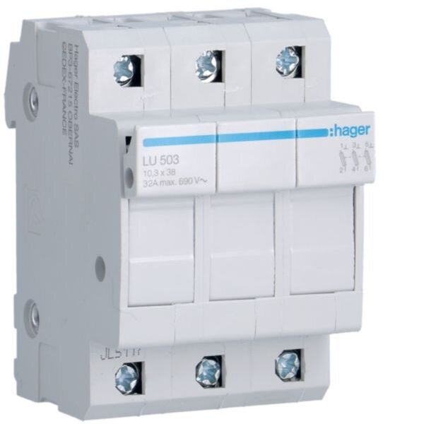 Hager Sicherungselement LU503 3polig UL L38 3PLE