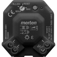 Merten Universal LED-Dimmermodul MEG5300-0001 schwarz