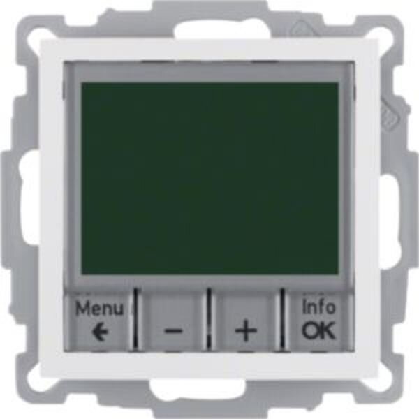 Berker Raumtemperaturregler 20448989 polarweiss glänzend