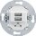 Berker USB-Ladesteckdose 260219 230V 2-f. 3.0A Tragring rund plws