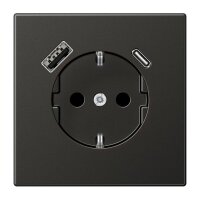 JUNG Steckdose SCHUKO AL1520-15CAAN-L m.USB Typ AC