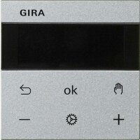 GIRA Raumtemperaturregler S3000 RTR Display System 55 F Alu