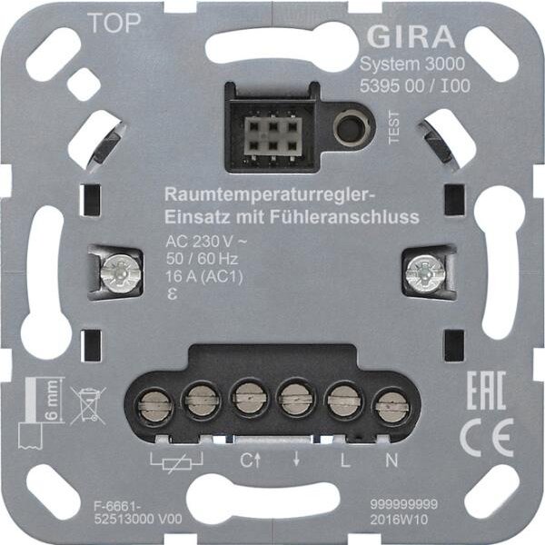 GIRA Einsatz 539500 S3000 RTR Fühleranschluss