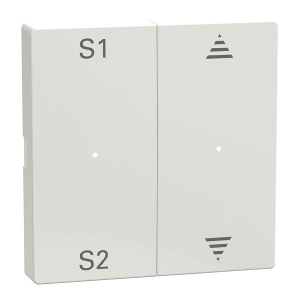 Merten Serienwippe MEG5227-0319 2fach polarweiss glänzend