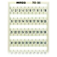 WAGO WMB Beschriftungen 793-566 Aufdruck 1-50(2X)