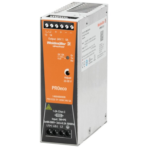 Weidmüller Schaltnetzgerät PRO ECO 120W 24V 5A 1phasig