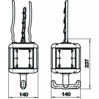 OBO Bettermann Versorgungseinheit VH4 (34900A0) IP20 mit...