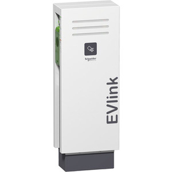 SCHN Ladesäule EVlink Parkplatz 2 Boden 2x22kW-T2 RFID