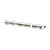 METZ Patchpanel 19" Edelstahl 1HE 24xRJ45 E-DATmod...