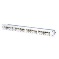 METZ 19" Patchpanel 1HE 24xRJ45 E-DAT Cat.6A 24X8(8)...