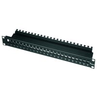 Telegärtner 19" Patchpanel 1HE leer schwarz...