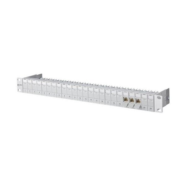 METZ C6A-ISO 19" Panel 24xRJ45 180° 1HE RAL7035