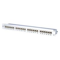 METZ Patchpanel 19" Cat6A 1HE 24xRJ45 E-DAT 24x8(8) LSA