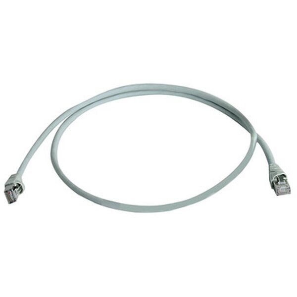 Telegärtner Patchkabel S/FTP Cat.6A (ISO/IEC) 0,25m MP8 FS500 LSZH grau 1: 1