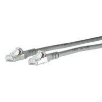 METZ Patchkabel Cat6A ISO/IEC 10G AWG26 2xRJ45 grau 25,0m