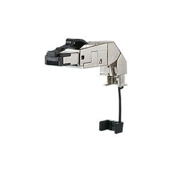 METZ RJ45-Stecker feldkonfektionierbar CAT6A-ISO IP20 Kabelzuführg 360° variab